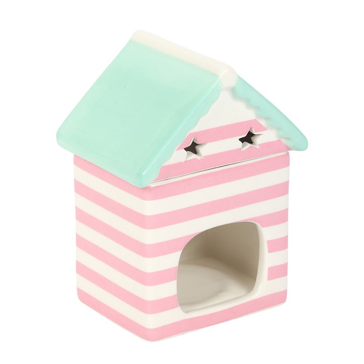 Pastel Beach Hut Wax Melter I Oil Burner