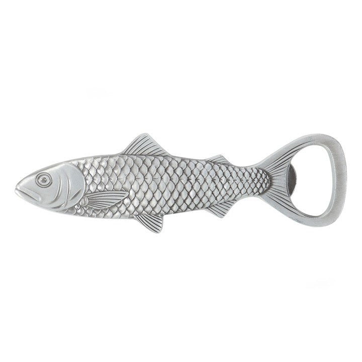 sardine-shaped metal bottle opener