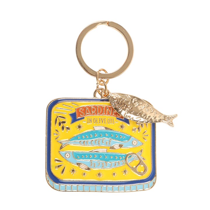 Sardine Tin Keyring