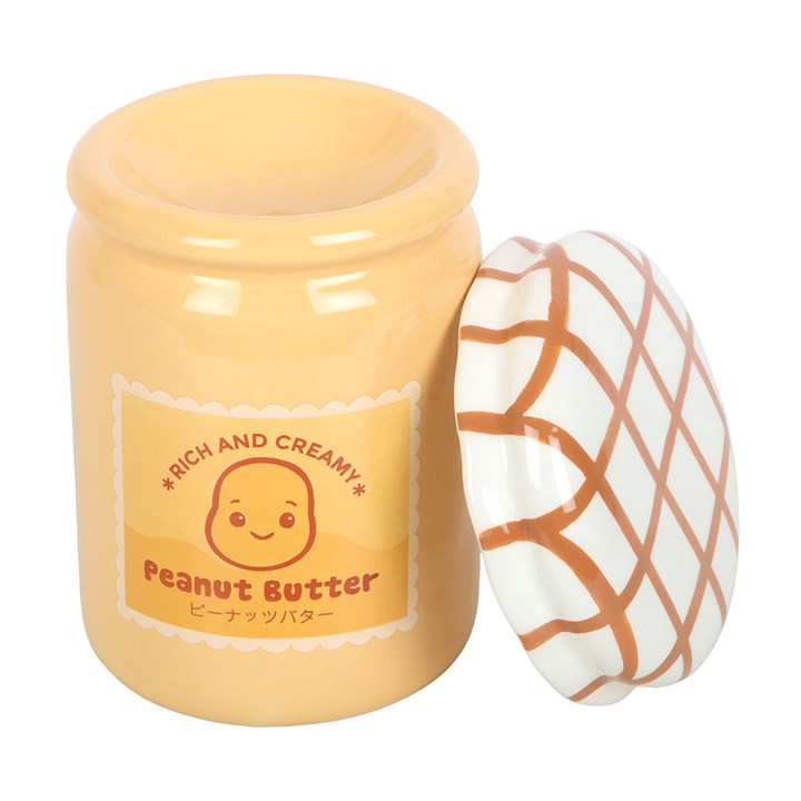 Kawaii style ceramic peanut butter wax melter and oil burner.