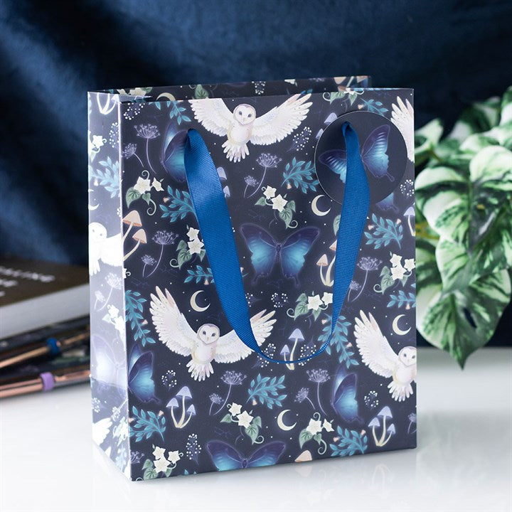 23cm Midnight 'Forest Owl' Gift Bag