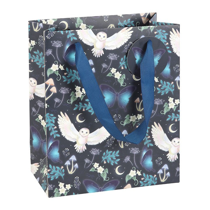 23cm Midnight 'Forest Owl' Gift Bag
