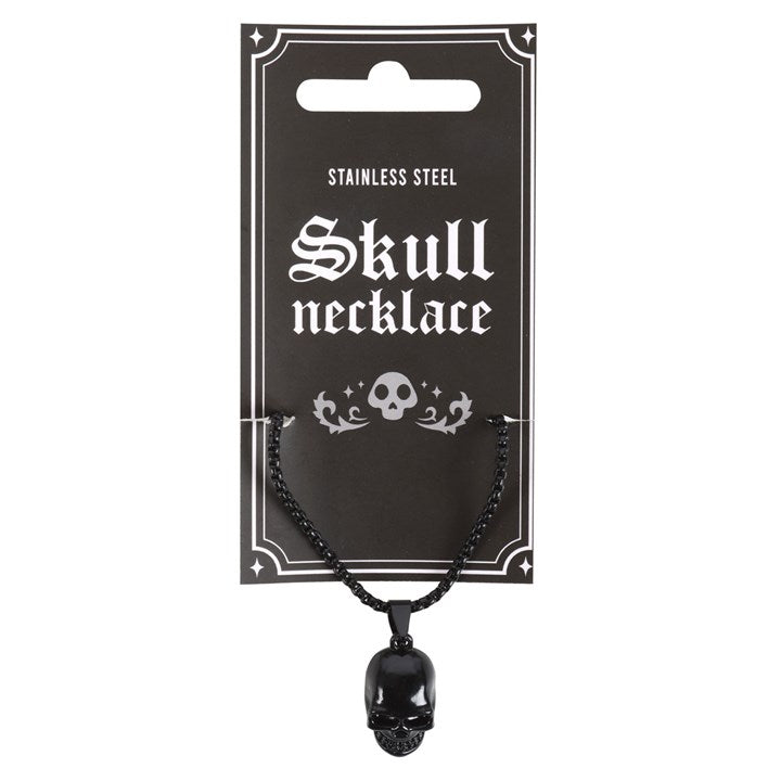 Black 'Skull' Pendant Necklace