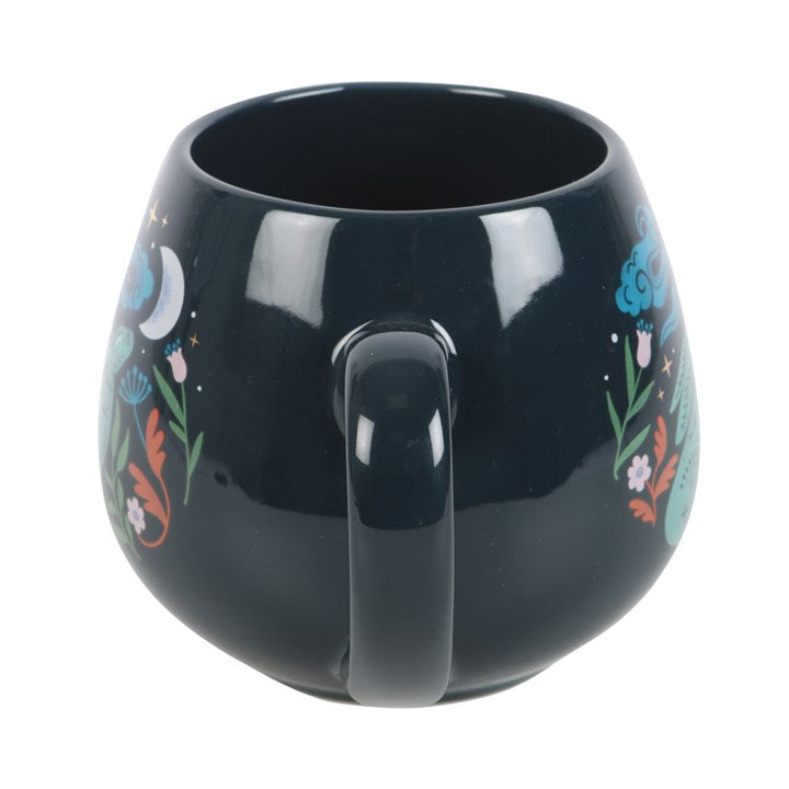 'Midnight Hare' Rounded Mug