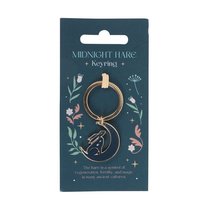 'Midnight Hare' Keyring
