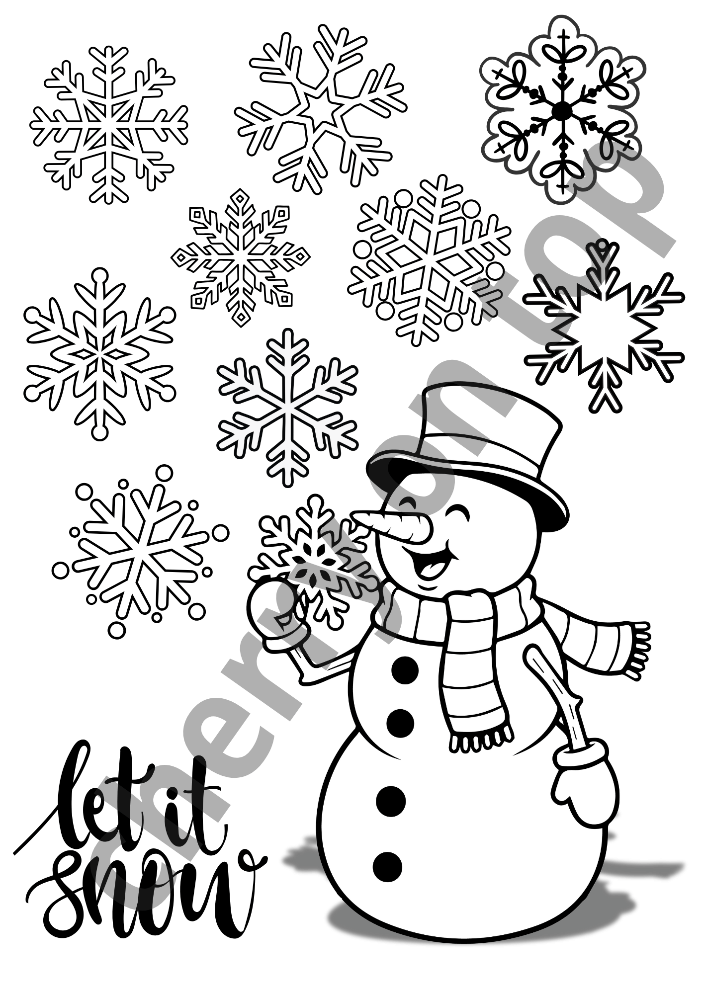 Christmas Colouring Sheets Bundle I 20+ Colouring Sheets I Print & Colouring