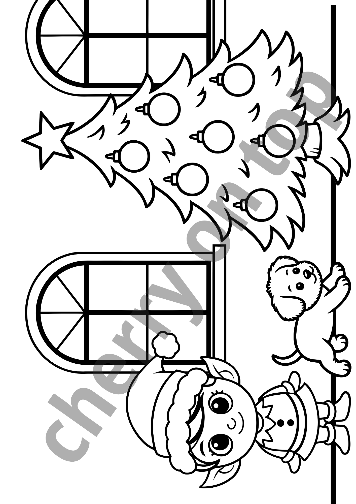 Christmas Colouring Sheets Bundle I 20+ Colouring Sheets I Print & Colouring