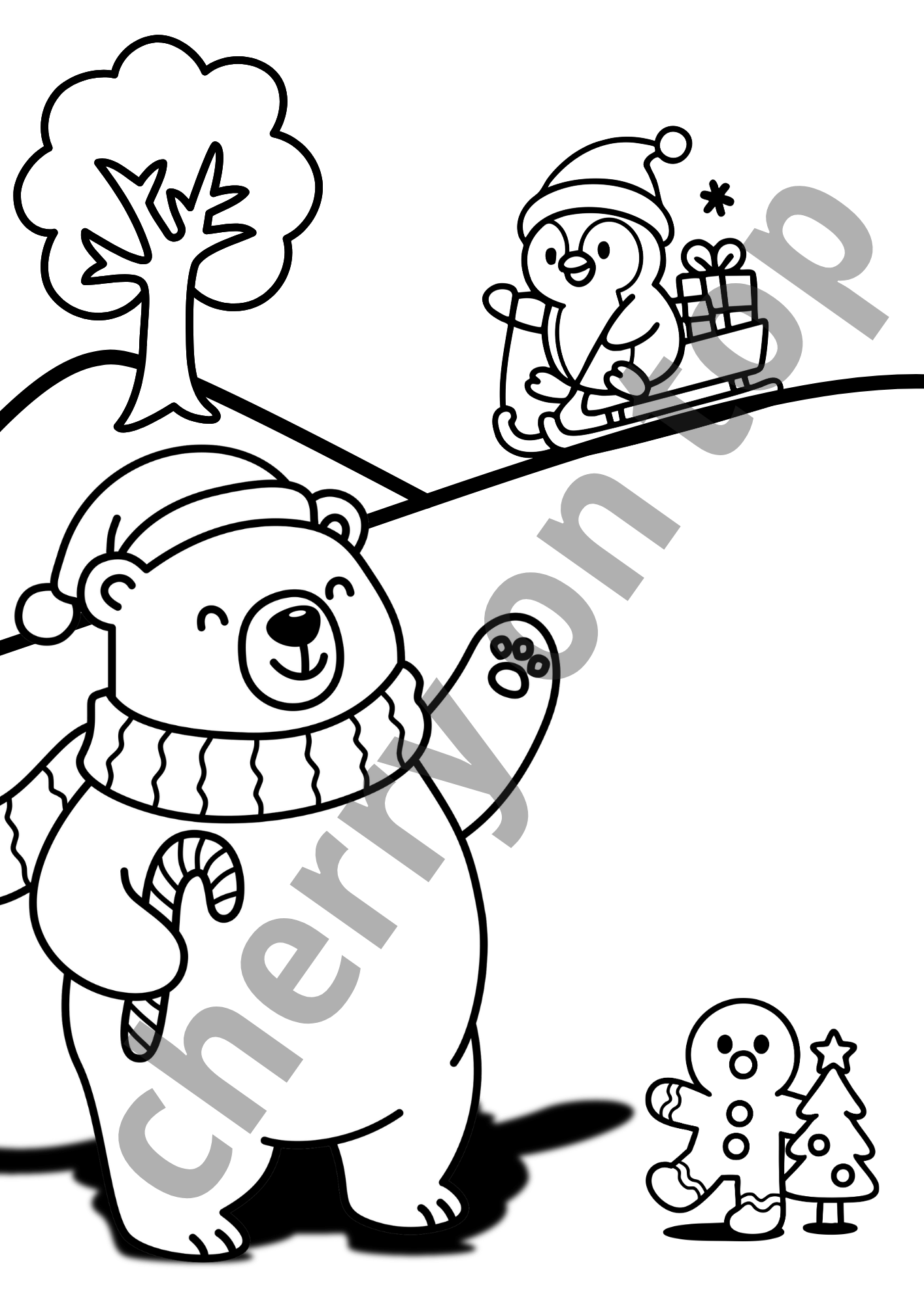 Christmas Colouring Sheets Bundle I 20+ Colouring Sheets I Print & Colouring