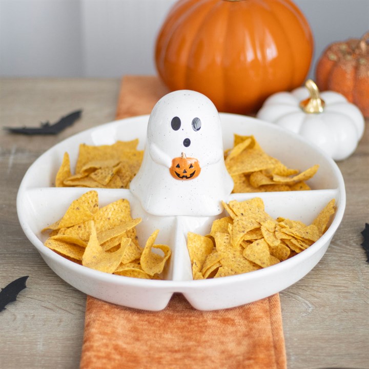 Ghost 'Chip & Dip' Snack Dish