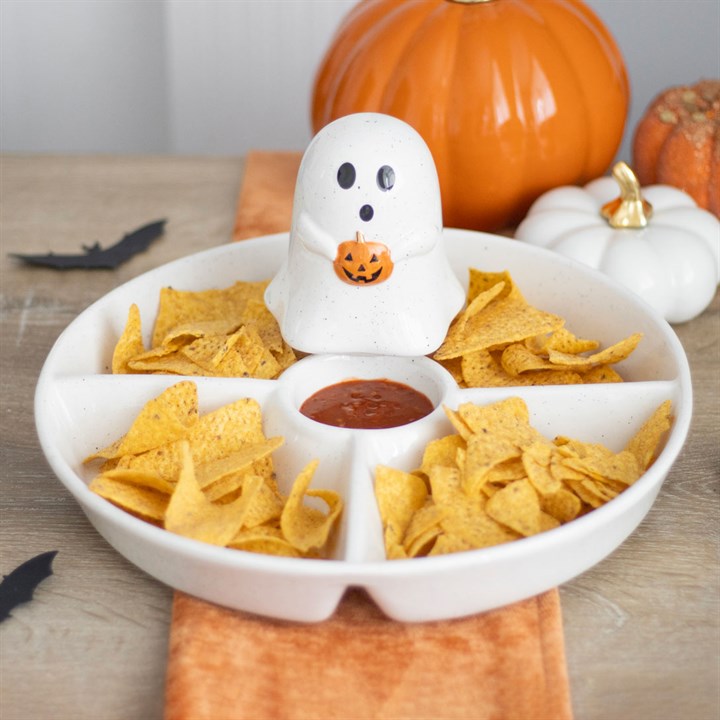 Ghost 'Chip & Dip' Snack Dish