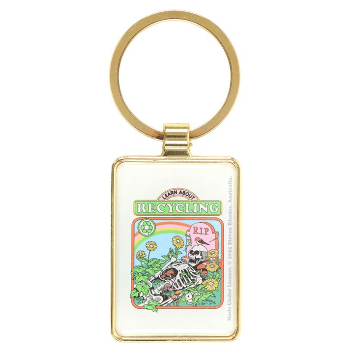 'Learn About Recycling' Keyring ~ Steven Rhodes
