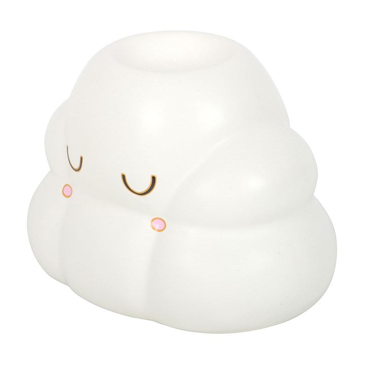 Kawaii inspired cloud shaped wax melter and oil burner.