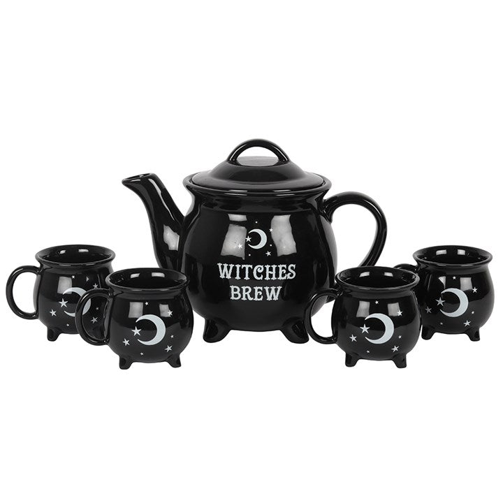 'Witches Brew' Cauldron Tea Set