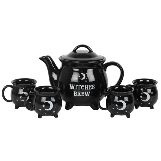'Witches Brew' Cauldron Tea Set