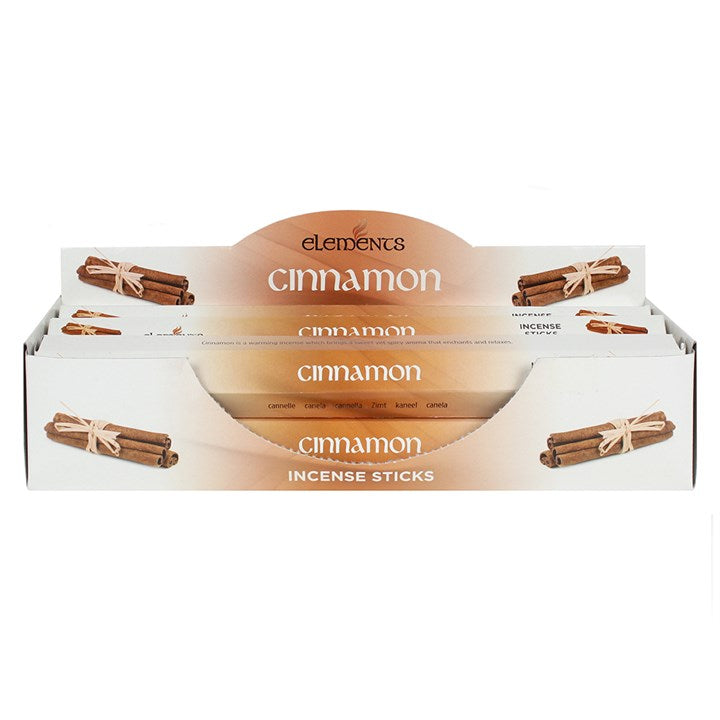 Elements Cinnamon Incense Sticks ~ 6 Packs