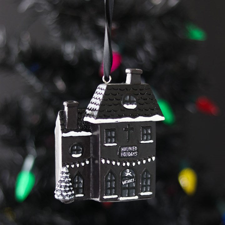 'Haunted Holiday House' Christmas Tree Decoration
