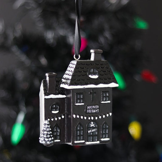 'Haunted Holiday House' Christmas Tree Decoration