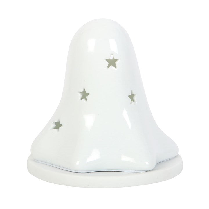 Ceramic Ghost Incense Cone Holder I Tea Light Holder