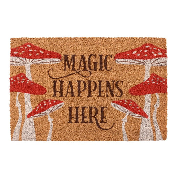 'Magic Happens Here' Doormat