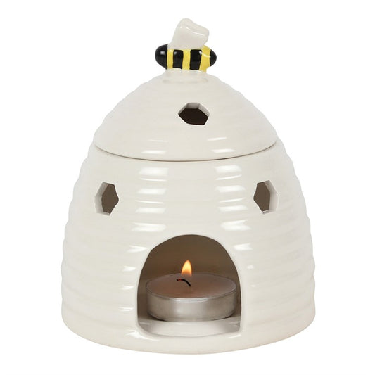 White Beehive Wax Melter I Oil Burner
