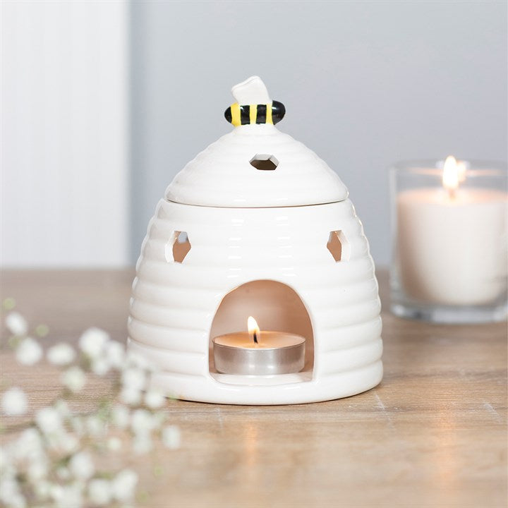 White Beehive Wax Melter I Oil Burner
