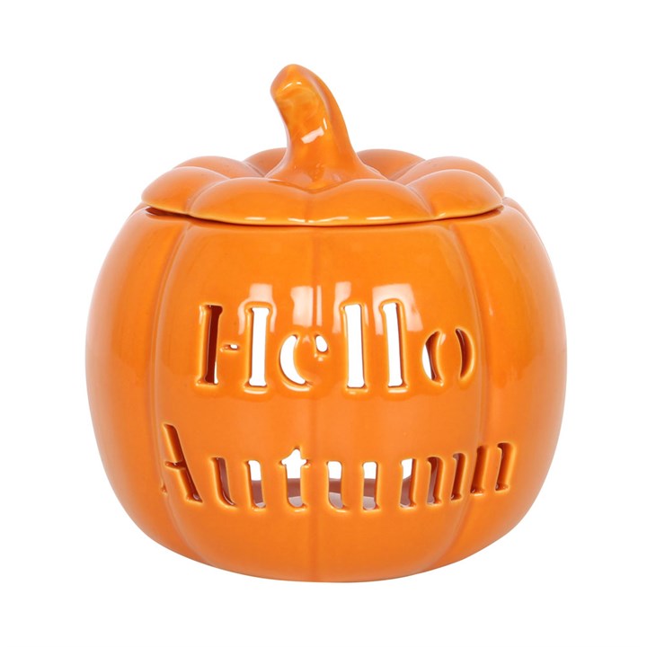 Hello Autumn Pumpkin Wax Melter I Oil Burner