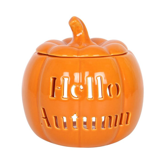 Hello Autumn Pumpkin Wax Melter I Oil Burner