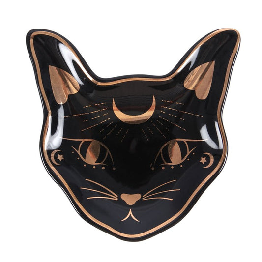 'Mystic Mog' Cat Face Trinket Dish