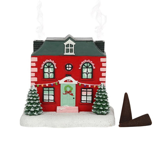 'Christmas House' Incense Cone Burner