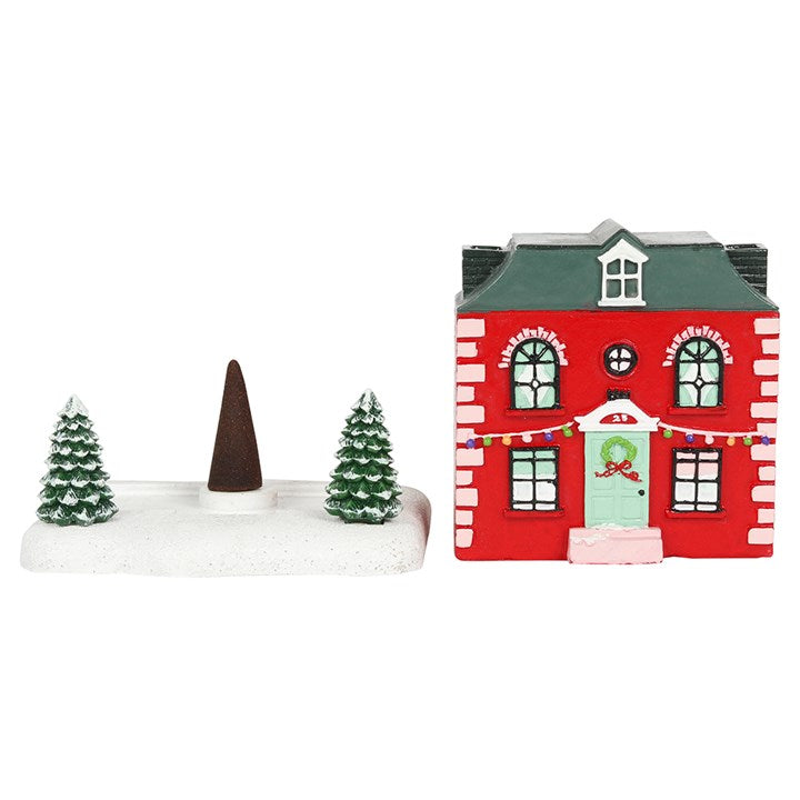 'Christmas House' Incense Cone Burner