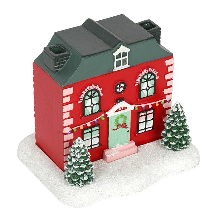 'Christmas House' Incense Cone Burner