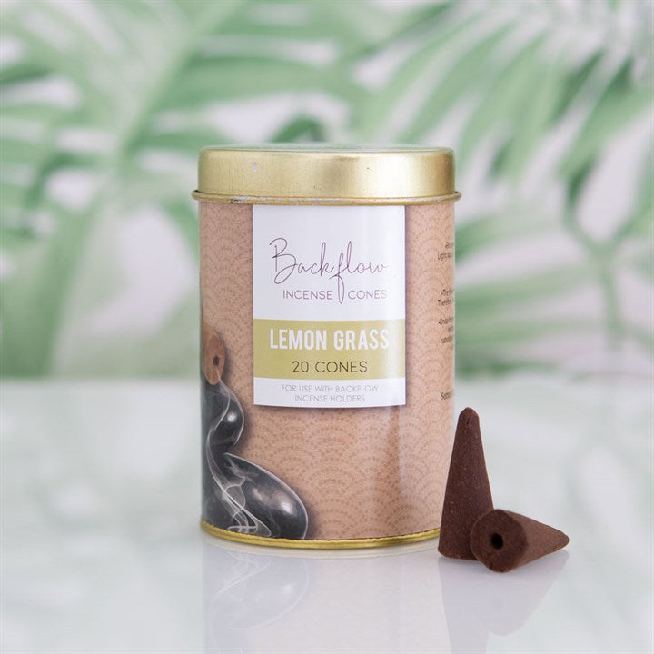 Elements Lemongrass Jumbo Backflow Cones ~ Bundle