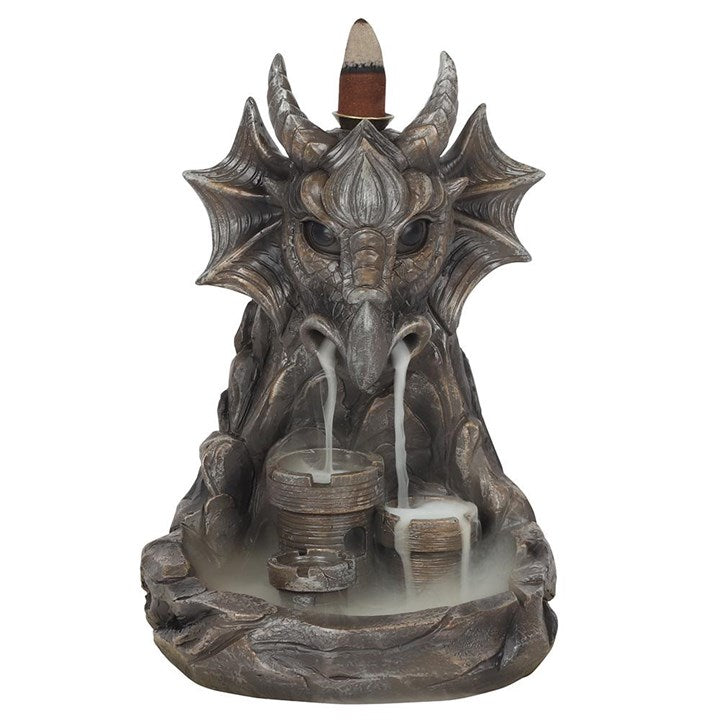 Grey Dragon ~ Backflow ~ Incense Burner