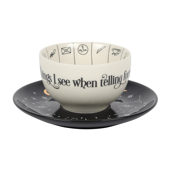 'Fortune Telling' Teacup and Saucer