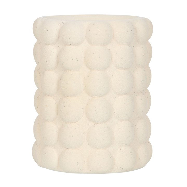 Cream Speckled Bubble Ceramic Wax Melter I Oil Burner