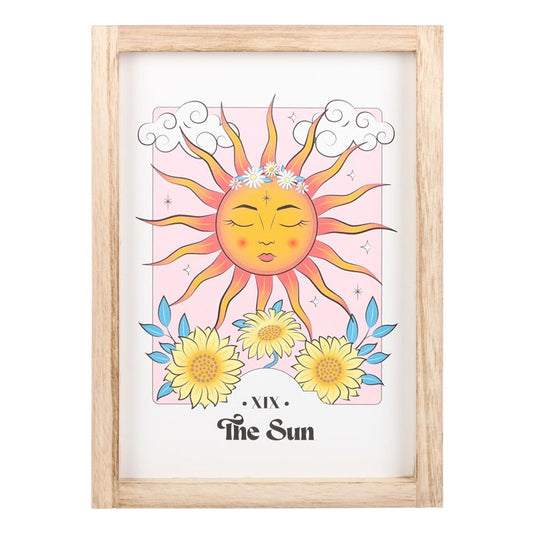'The Sun' Celestial Style Wall Print ~ Framed