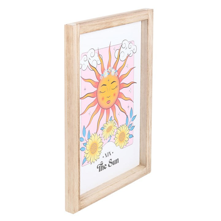 'The Sun' Celestial Style Wall Print ~ Framed
