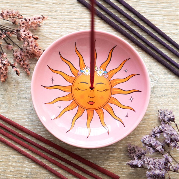 'The Sun' Celestial Incense Dish for Sticks + Cones