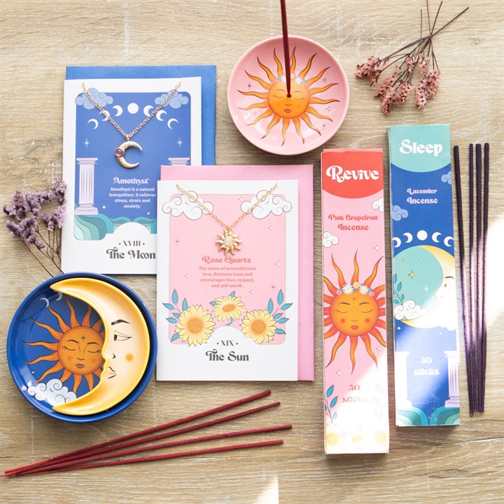 'The Sun' Celestial Incense Dish for Sticks + Cones