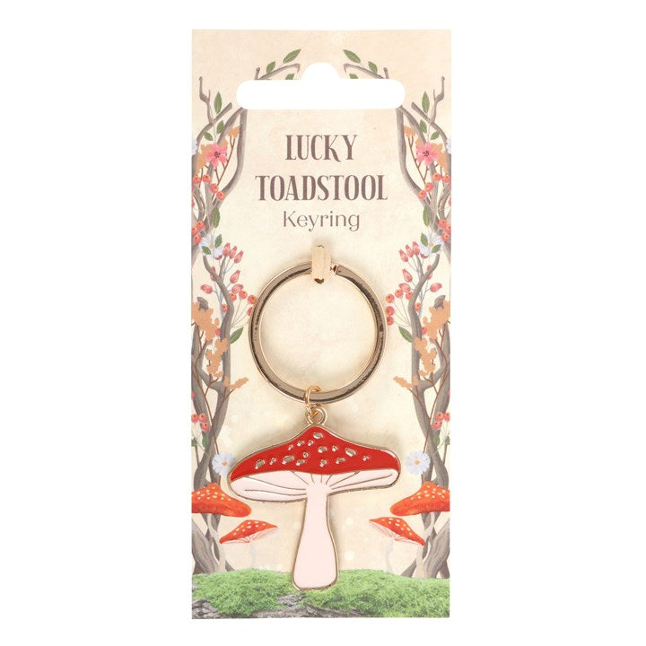 'Lucky Toadstool' Keyring