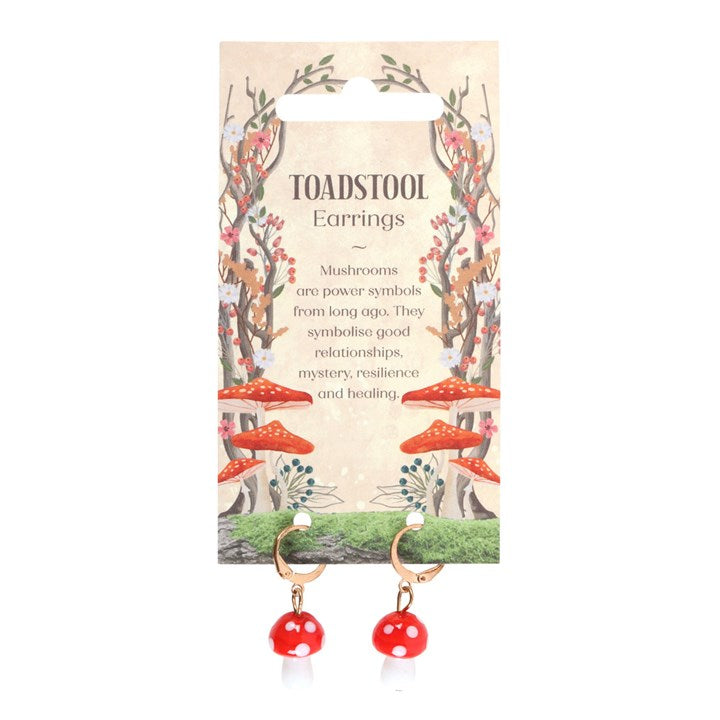 Toadstool Dangly Earrings