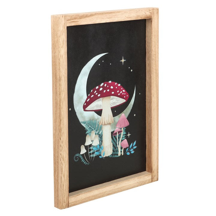 'Forest Mushroom' Wall Art ~ Framed
