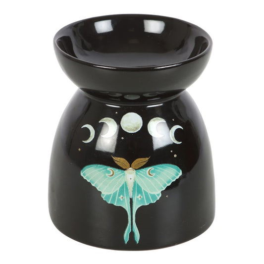 Luna Moth Ceramic Wax Melter I Oil Burner
