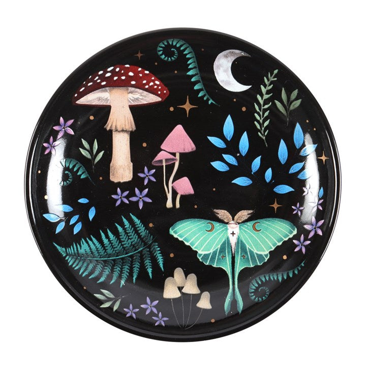 'Dark Forest' Round Trinket Dish