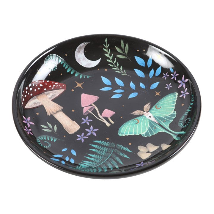 'Dark Forest' Round Trinket Dish