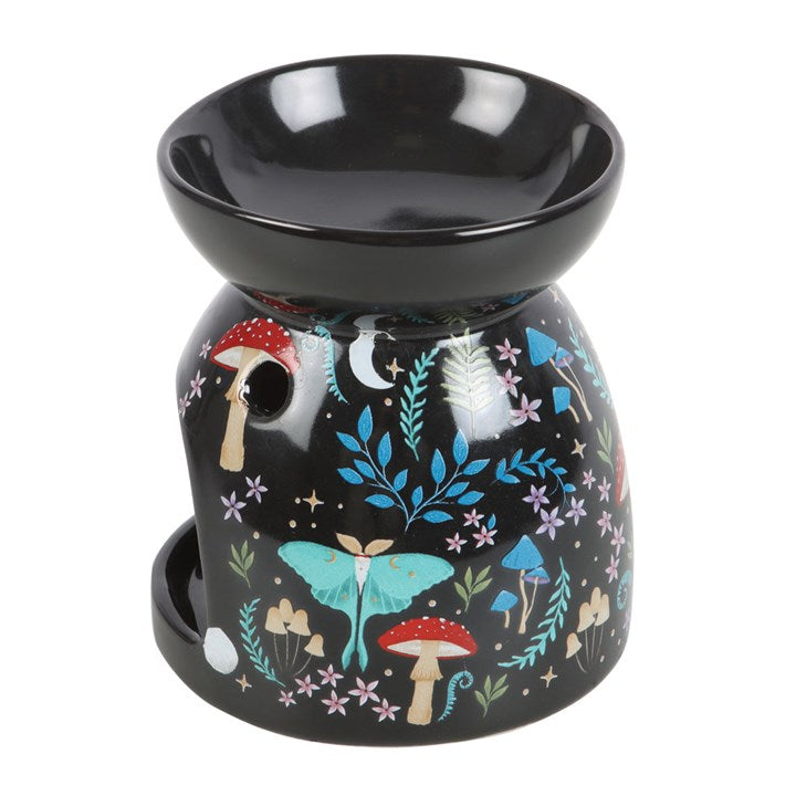 'Dark Forest' Print Wax Melter I Oil Burner