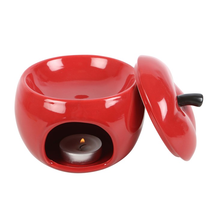 Red Apple Ceramic Wax Melter I Oil Burner