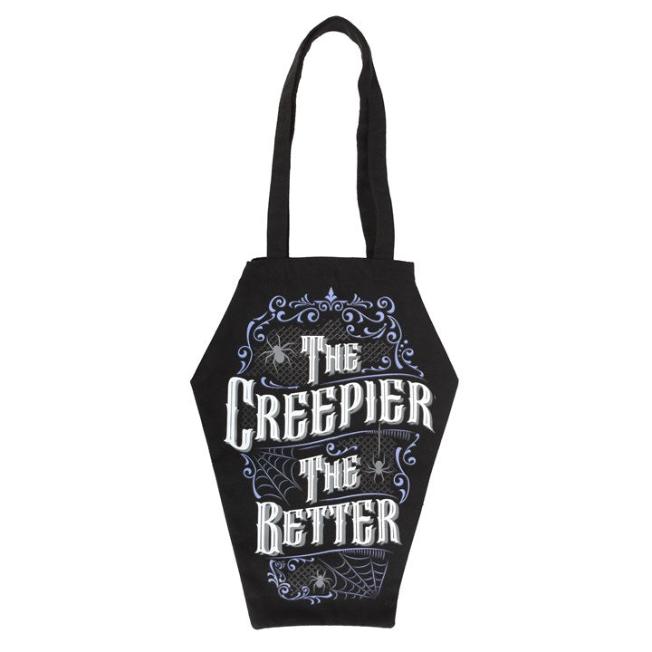 'The Creepier the Better' Coffin-Shaped Tote Bag