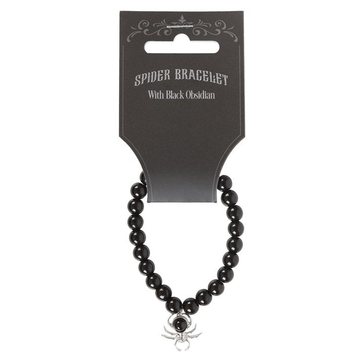 Black Obsidian 'Spider' Bracelet