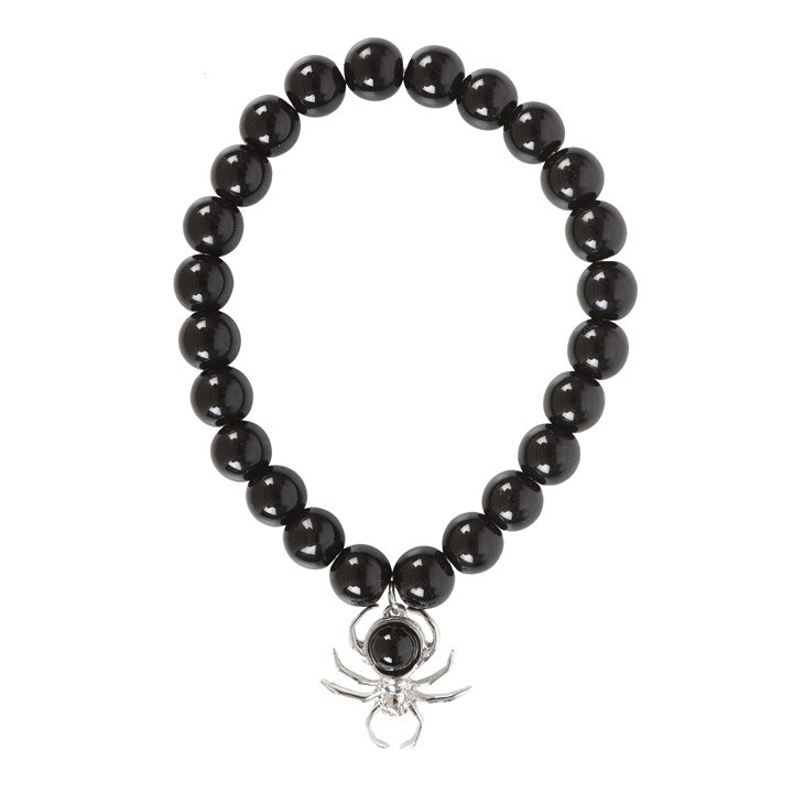 Black Obsidian 'Spider' Bracelet